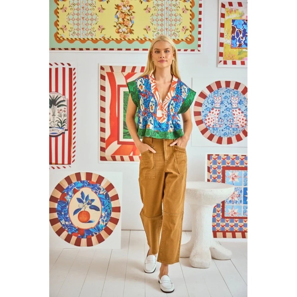 Hunter Bell Top Lola Orange Grove